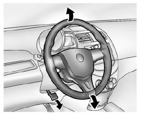 Chevrolet Spark. Steering Wheel Adjustment 