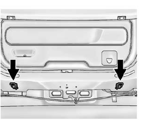 Chevrolet Spark. Lower Anchor and Top Tether Anchor Locations