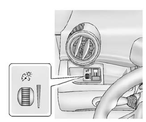 Chevrolet Spark. Instrument Panel Illumination Control 