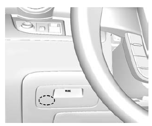 Chevrolet Spark. Instrument Panel Fuse Block