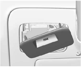 Chevrolet Spark. Instrument Panel Fuse Block