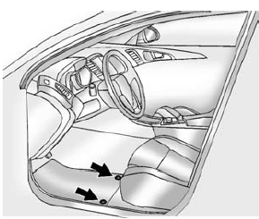 Chevrolet Spark. Removing and Replacing the Floor Mats